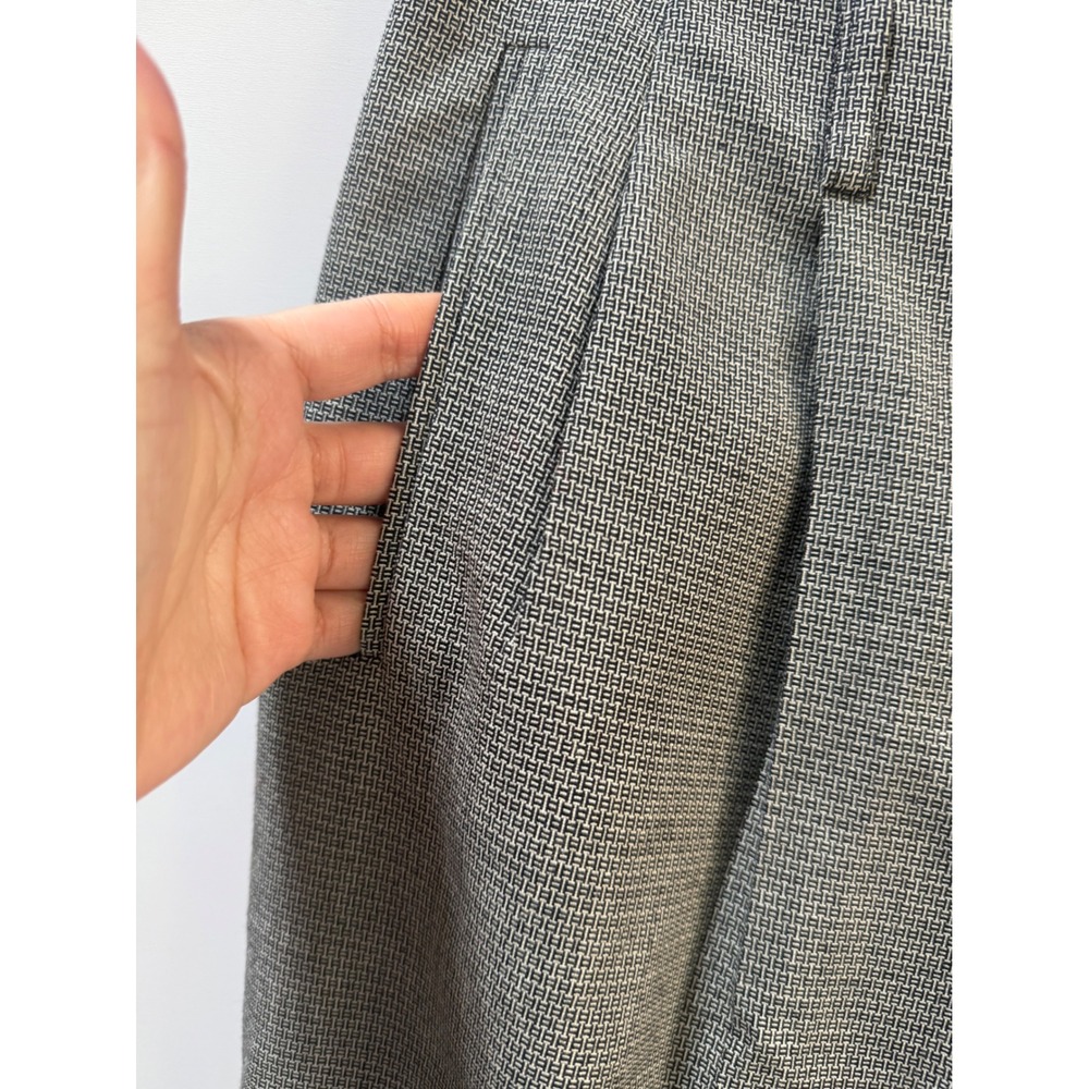 Harve' Benard by Holtzman Women Y2k 100% Wool Pants Business Casual Pleat - Picture 3 of 14